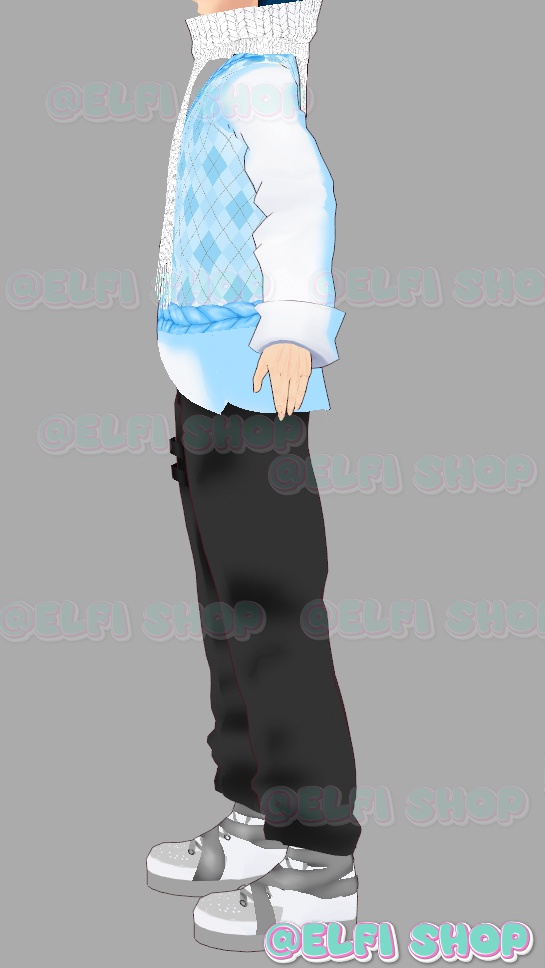 Full costume for the warped model! Ready custom for import!