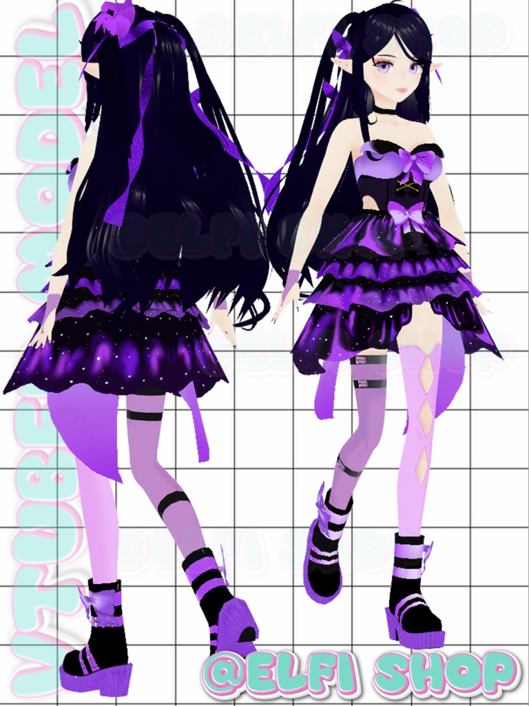 Elf VTuber FULL SALE 3D and 2D+RIG