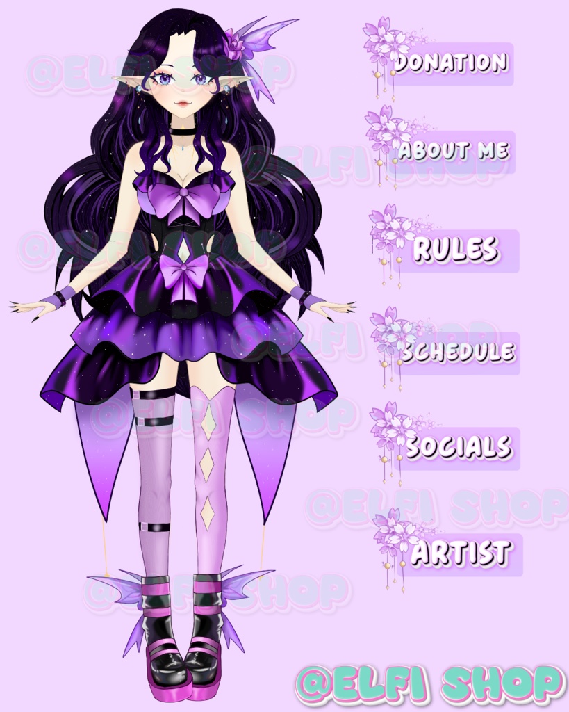 Elf VTuber FULL SALE 3D and 2D+RIG