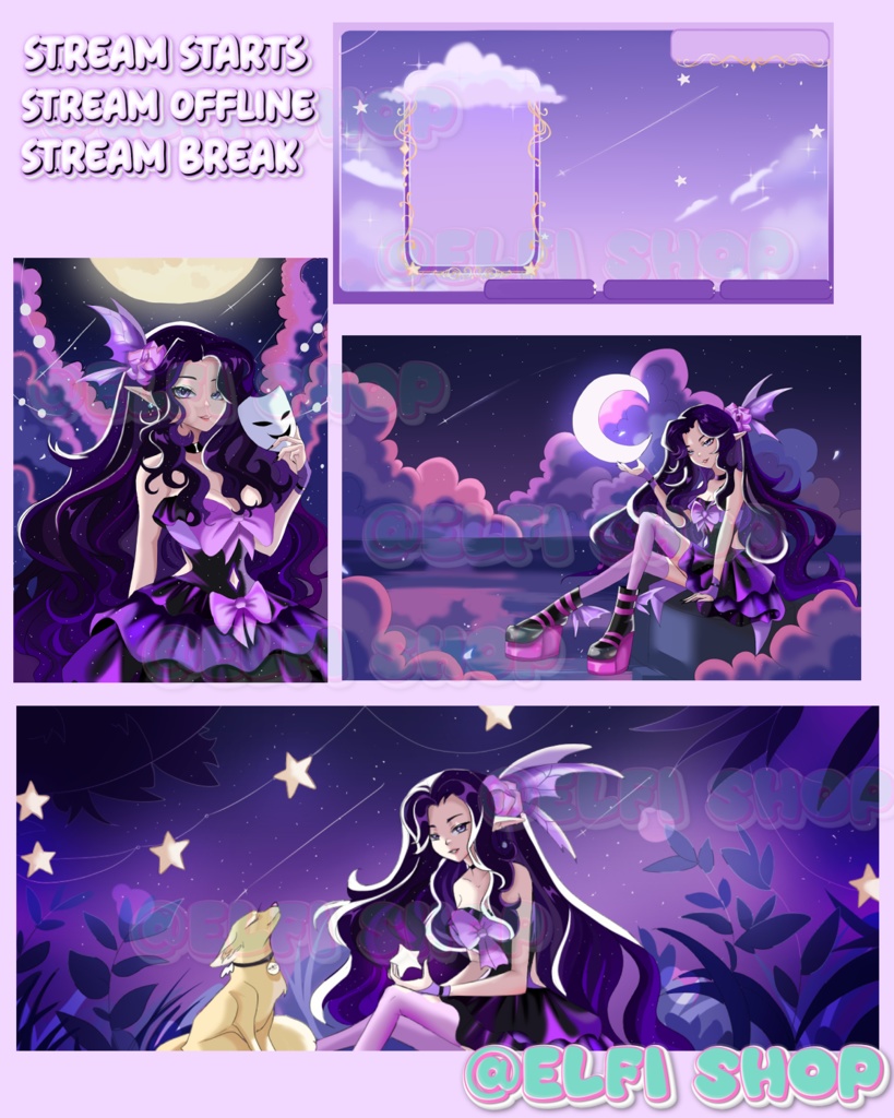 Elf VTuber FULL SALE 3D and 2D+RIG