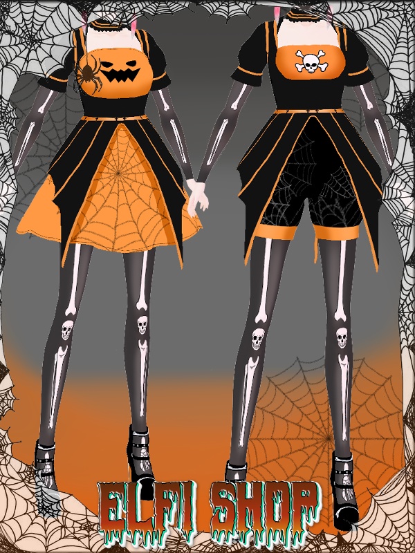 Two Halloween costumes + a gift