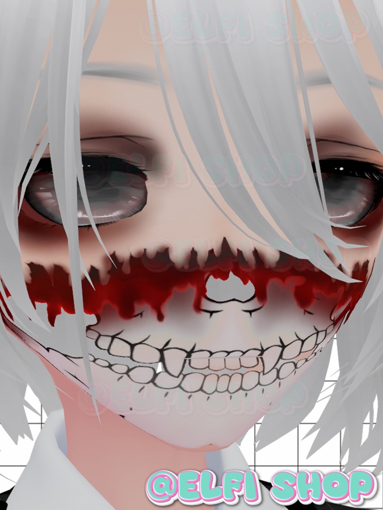 bones through the skin