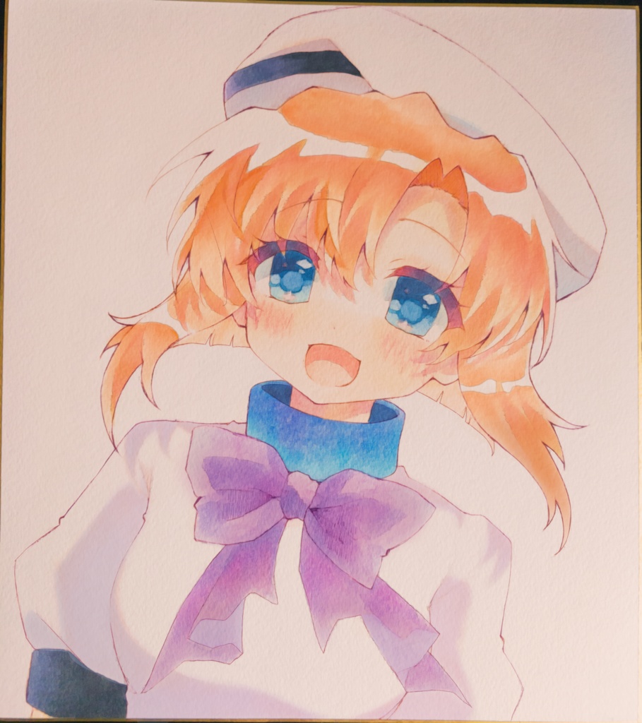 ひぐらしのなく頃に 竜宮レナ 色紙(大)