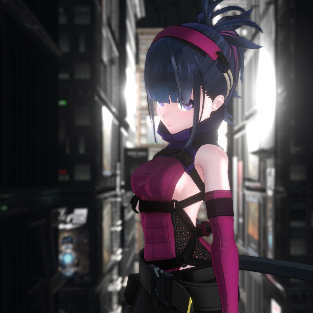 【VRChat 】オリジナル3Dアバター 「P03_tenebro」