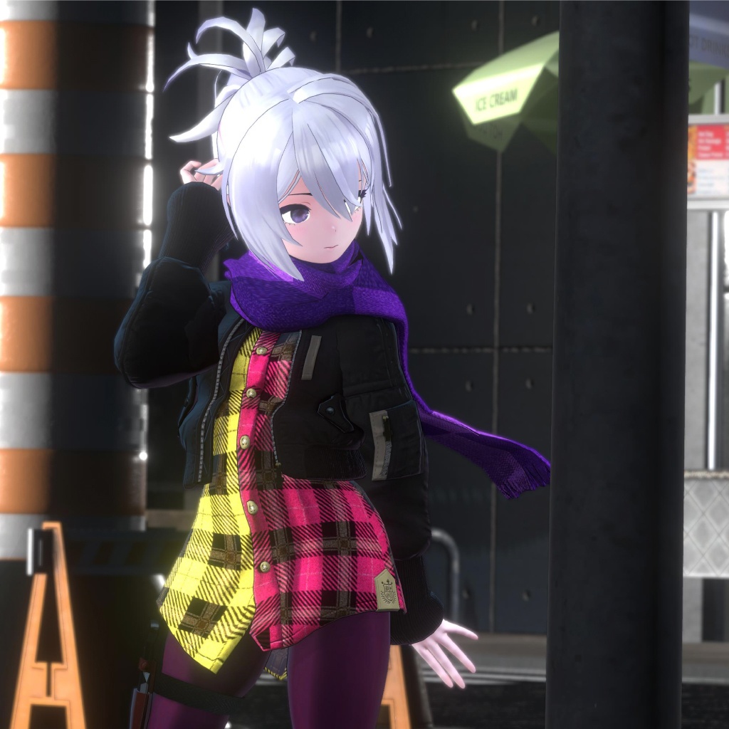 【VRChat 】オリジナル3Dアバター 「P03_tenebro」