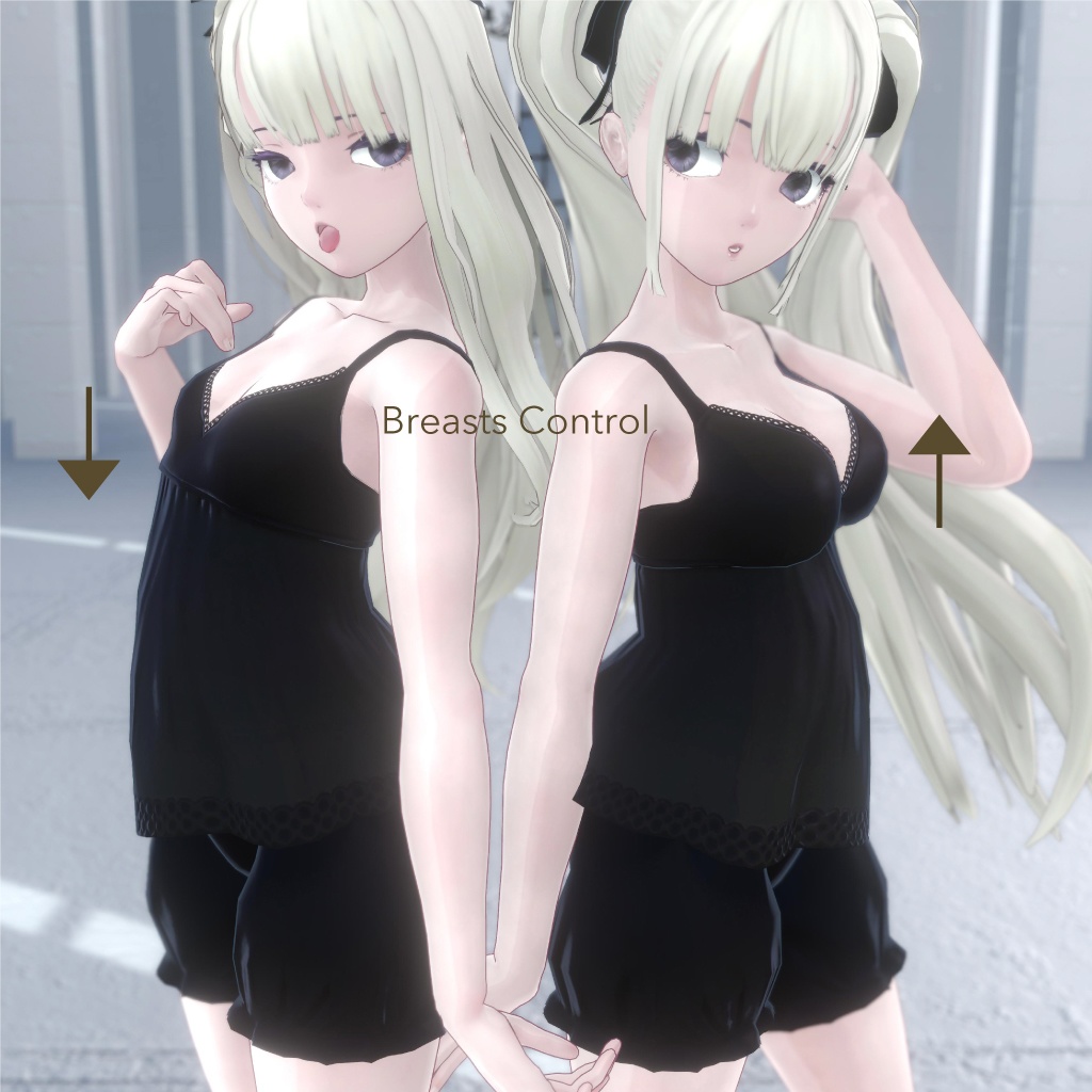 【VRChat 】オリジナル3Dアバター 「P08_Federica」