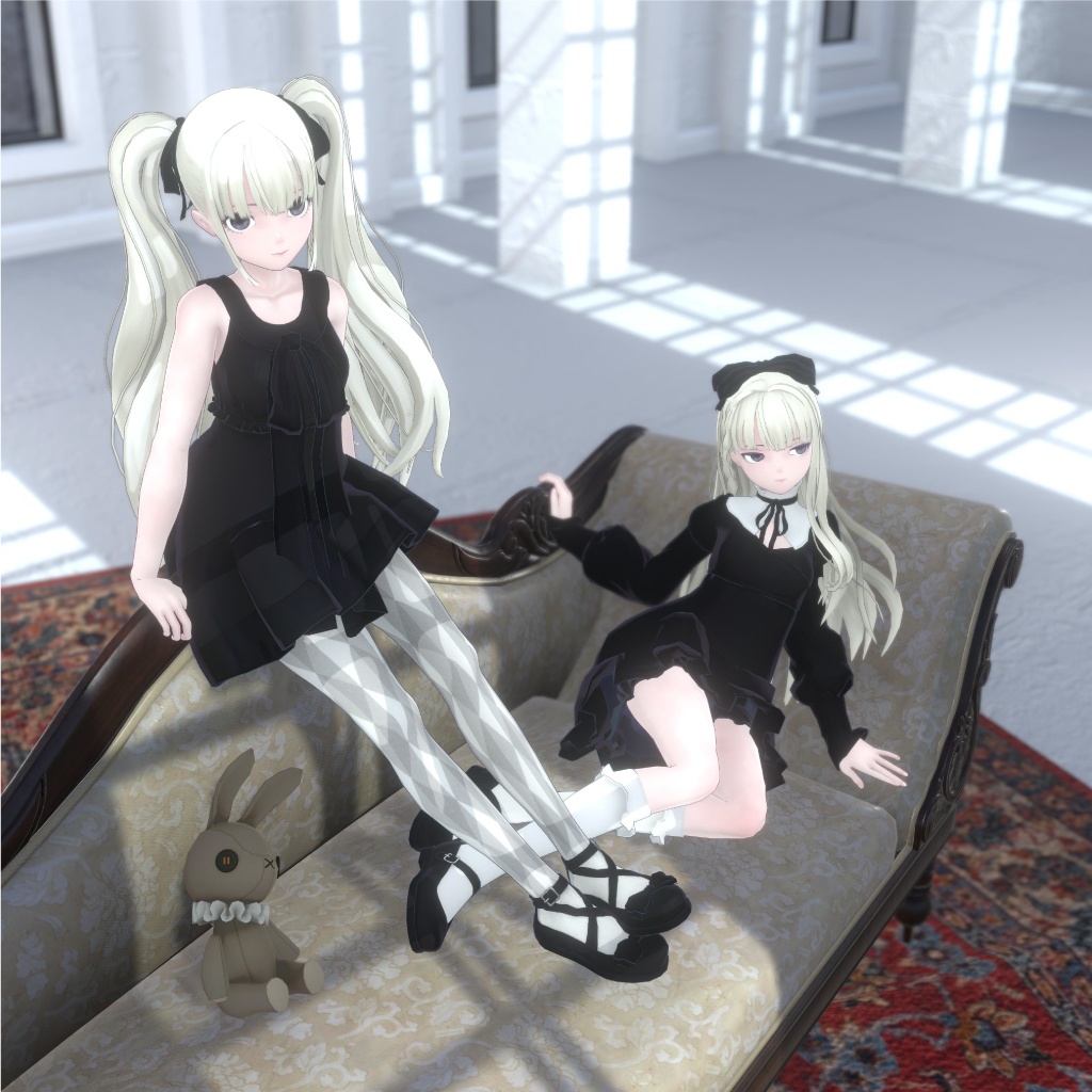 【VRChat 】オリジナル3Dアバター 「P08_Federica」