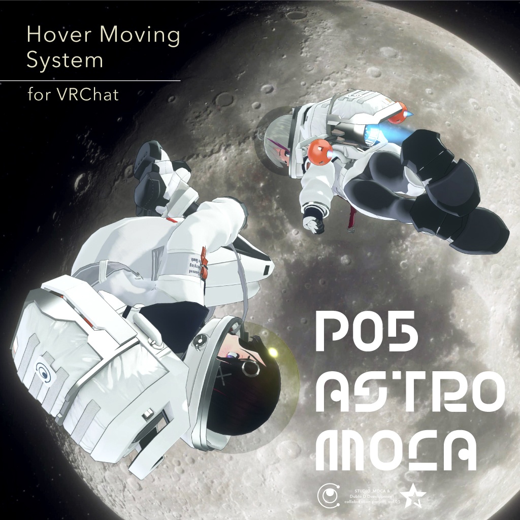 【VRChat 】オリジナル3Dアバター「P05_ASTRO_MOCA」