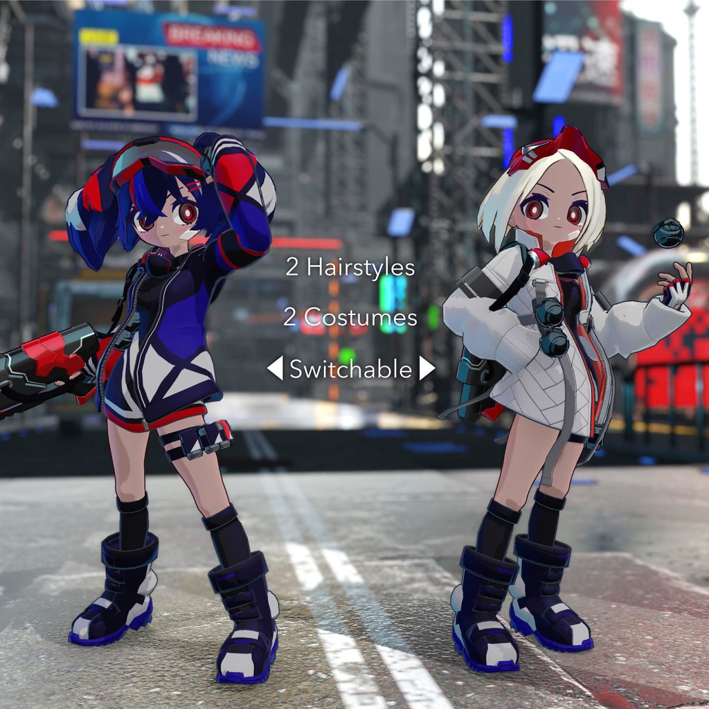 【VRChat 】オリジナル3Dアバター「REN」