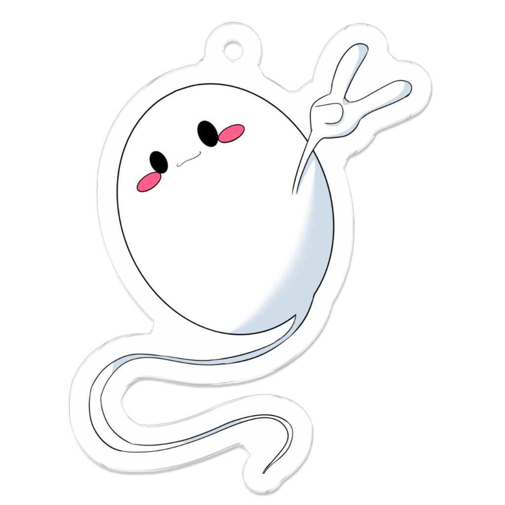 白魂 アクリルキーホルダー