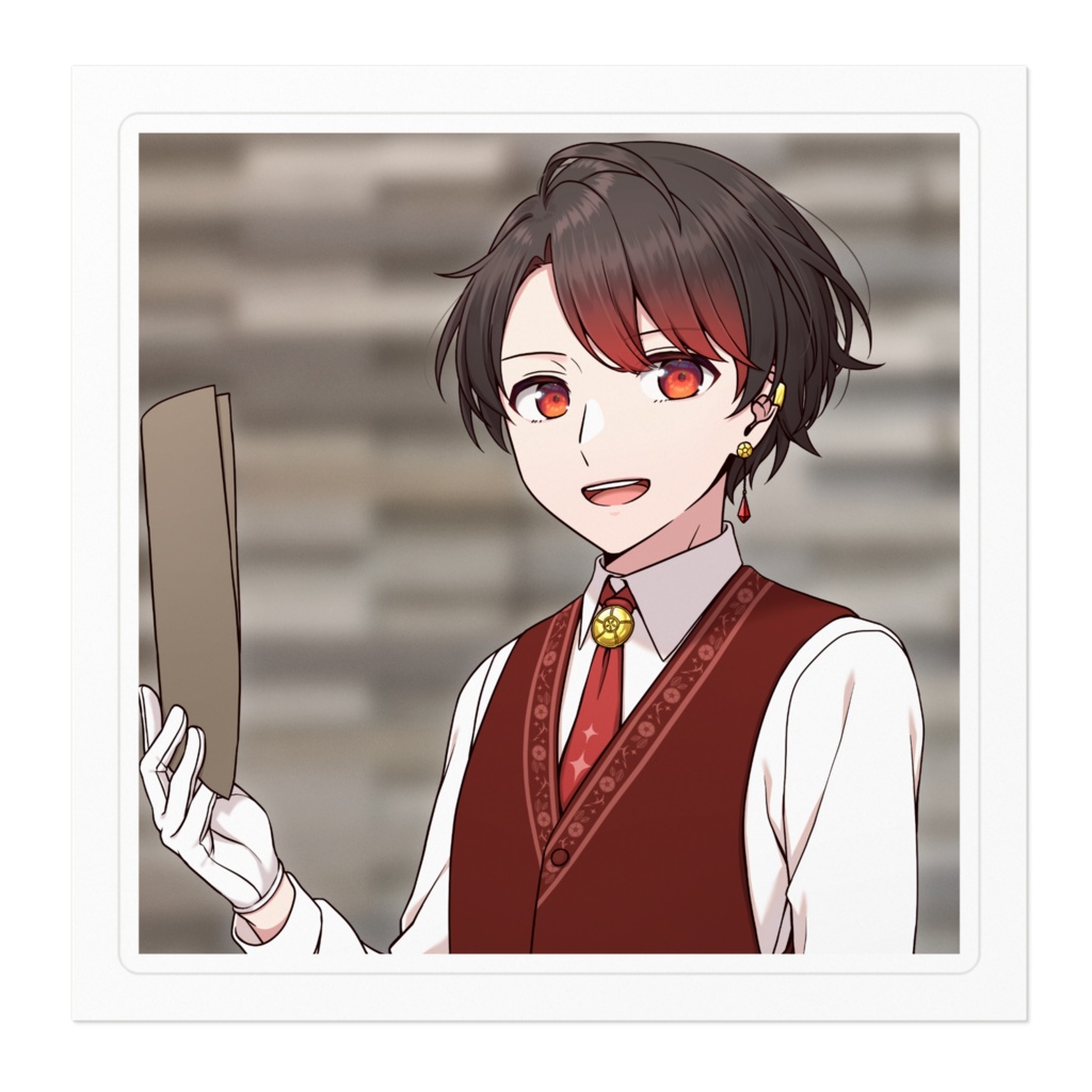 椿歩_4周年用【ステッカー】