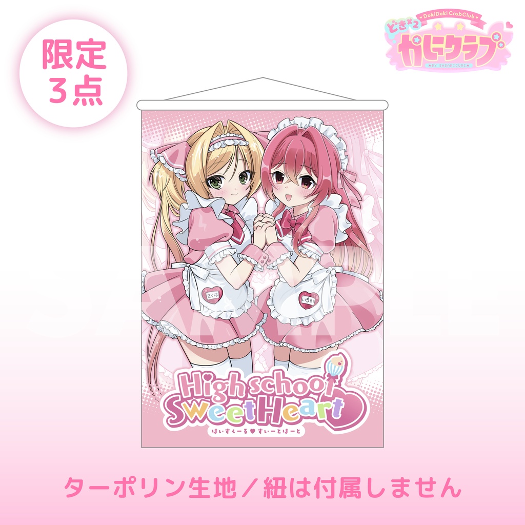 【3点限定】H♡S A2タペストリー