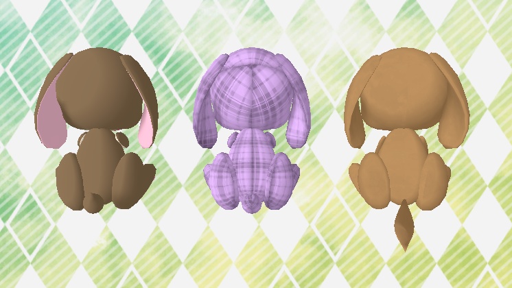 犬のぬいぐるみ