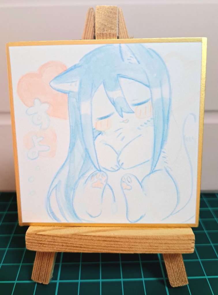 かにゃで色紙②