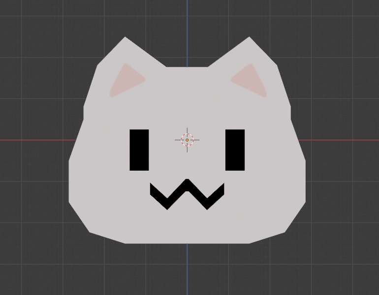 ちっちゃいねこの顔　フリー素材　無料　SDK3