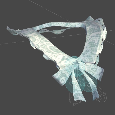 リボン付きつけ襟