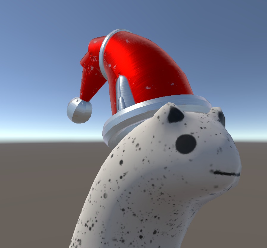 メカサンタ帽子 (PB対応 Mobile対応)