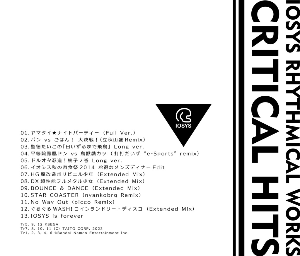 IO-0338_IOSYS RHYTHMICAL WORKS CRITICAL HITS