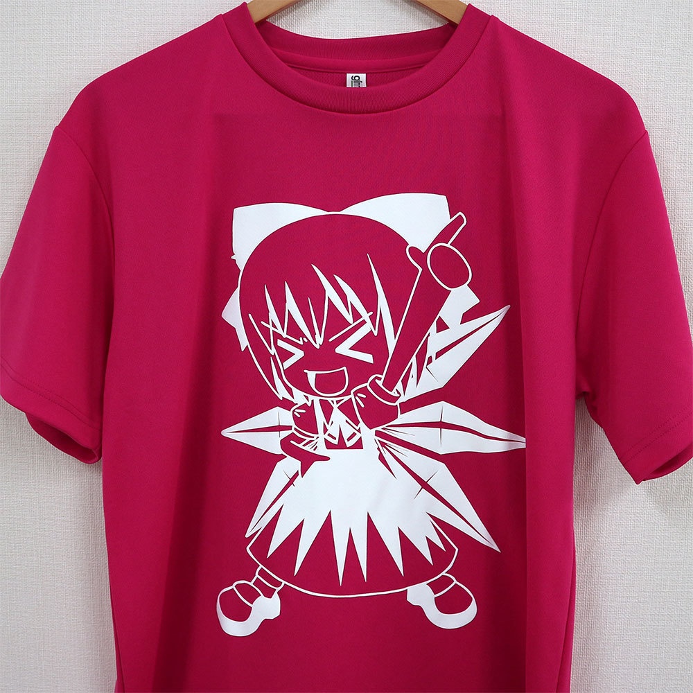 IOSP-0451_チルノスーパードライTシャツ(フィーバー)(ピンク)