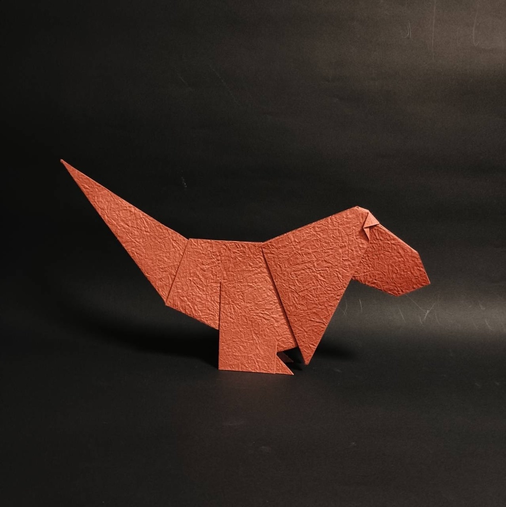 ティラノサウルス【折り図】