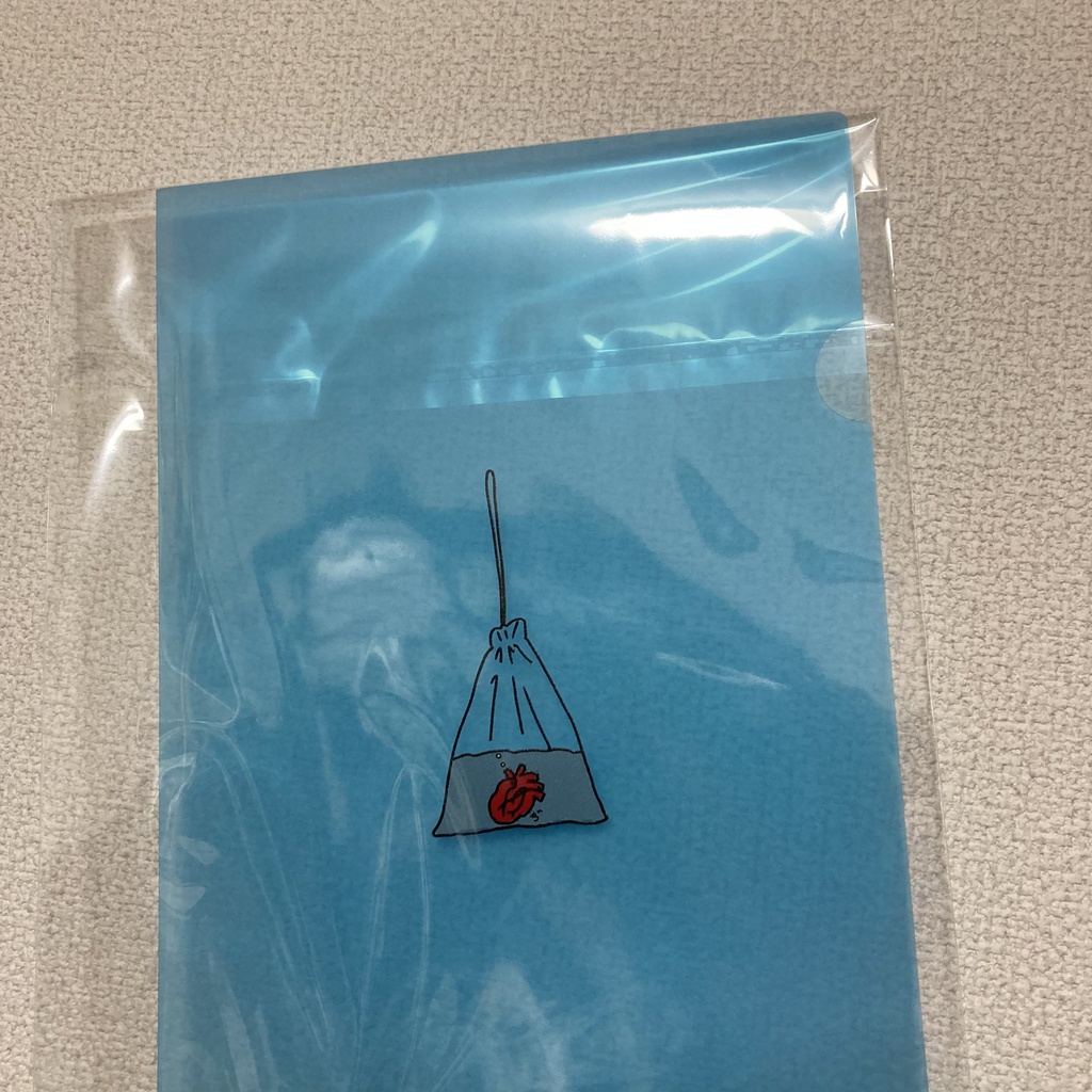 心臓すくいクリアファイル