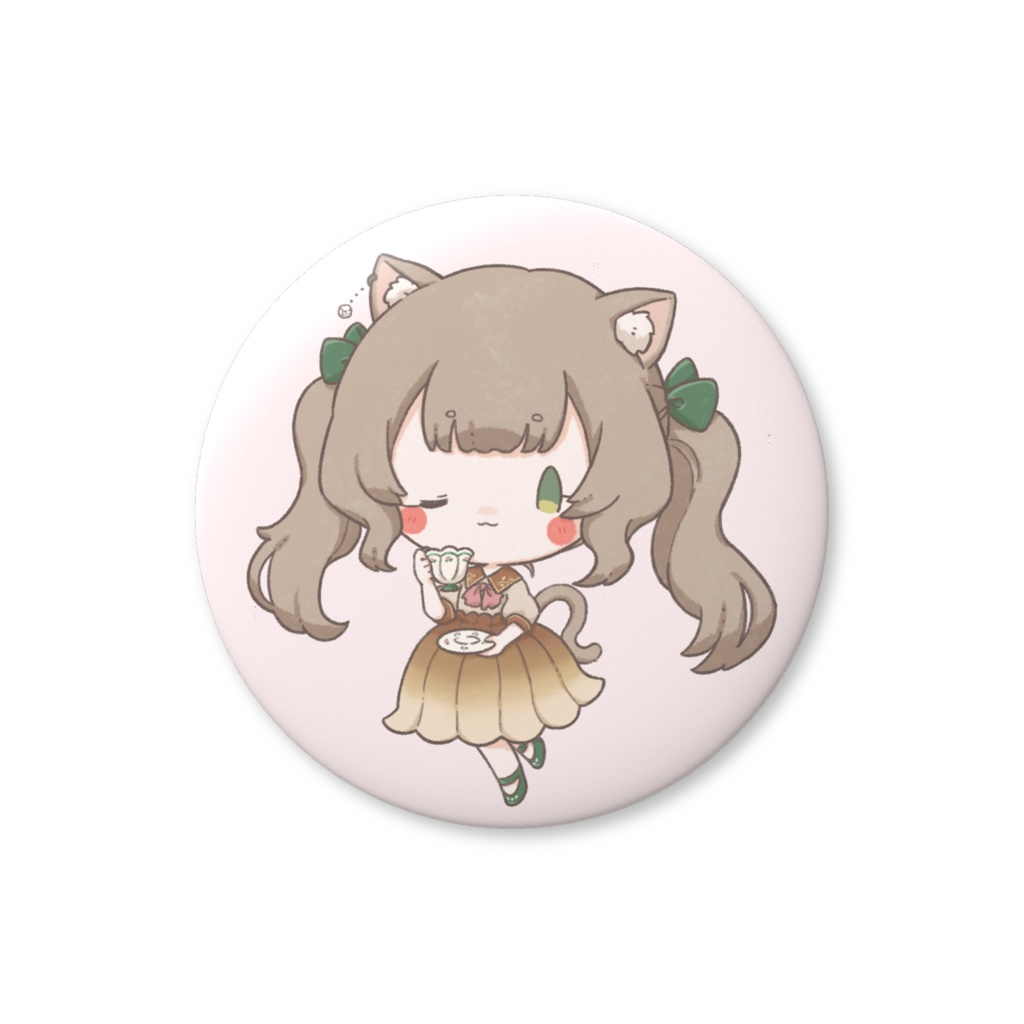 はじめての缶バッジ(ウインク)