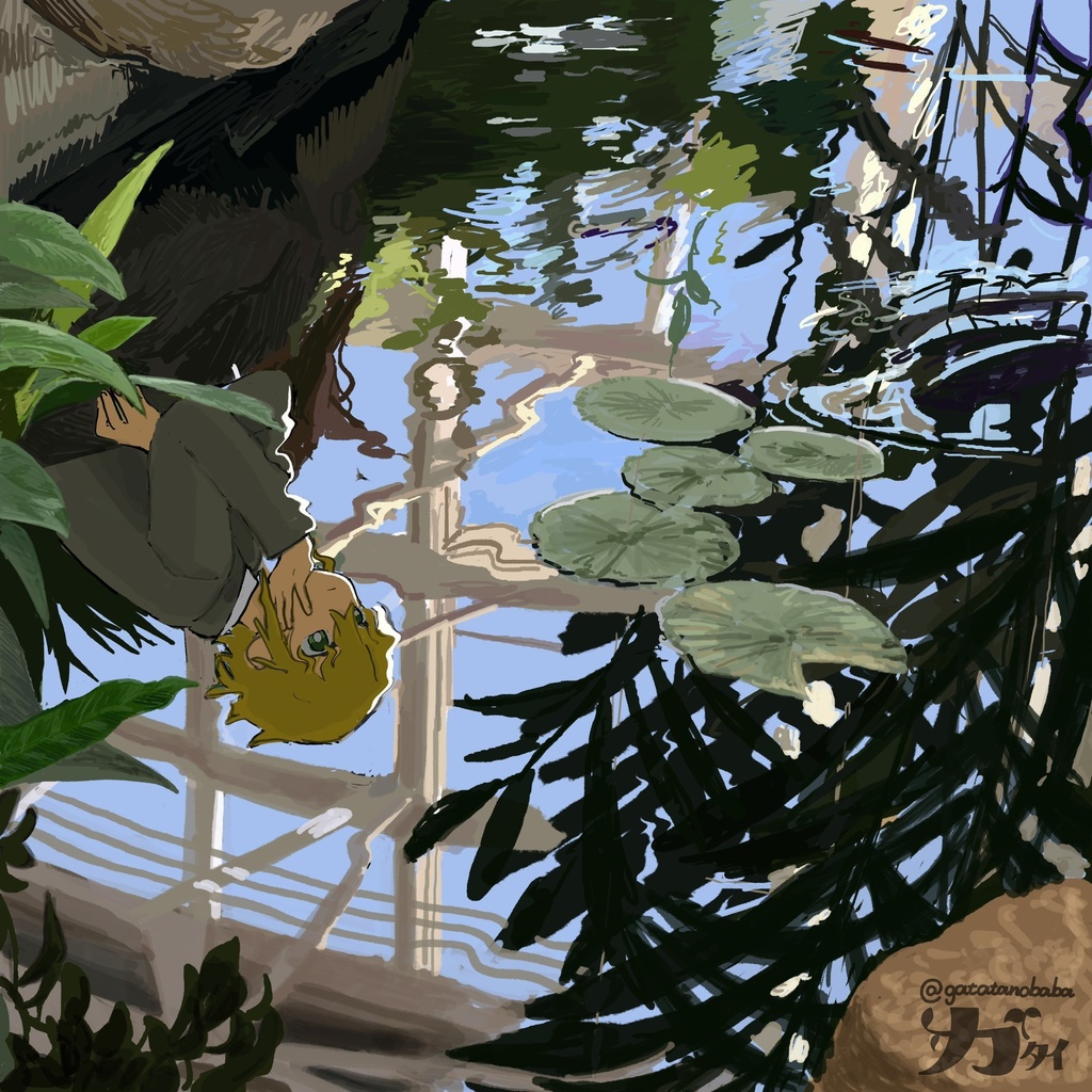 【非公式】卯月コウ　植物園キャンパスプリント