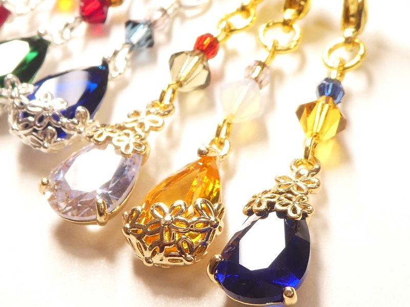 【刀剣男士カラー/マスクチャーム】〈雫に小花〉参