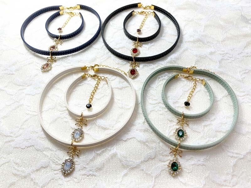 【刀剣男士カラー】ビジューチョーカー/ブレスレット〈弐〉