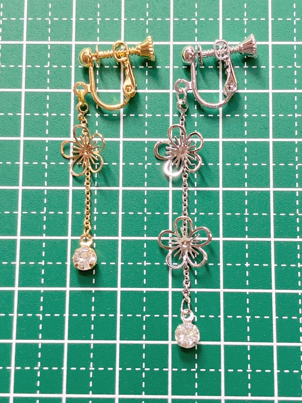 【土佐組概念】Baika〈梅花〉イヤリング/ピアス