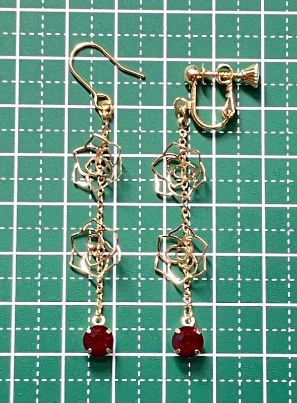 Rose〈薔薇〉イヤリング&ピアス