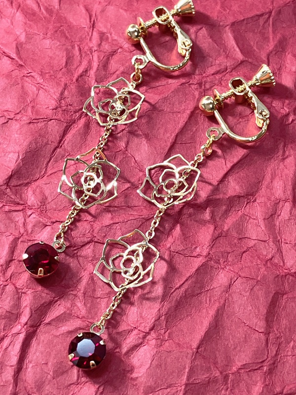 Rose〈薔薇〉イヤリング&ピアス