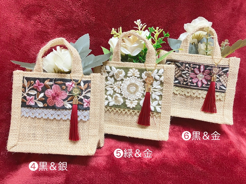 ジュートミニバッグ