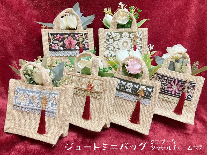 ジュートミニバッグ