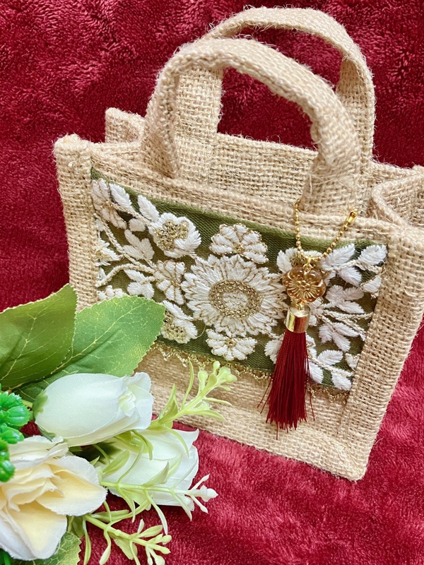 ジュートミニバッグ