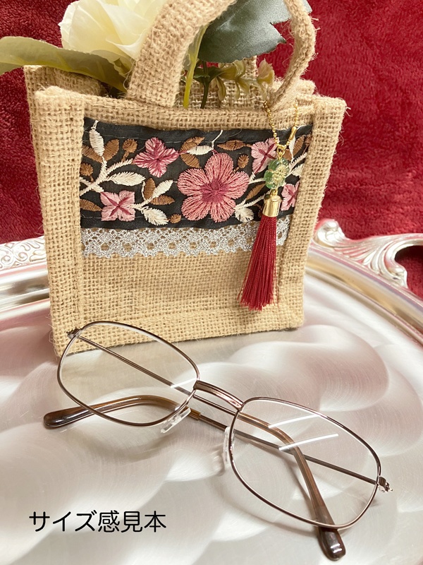 ジュートミニバッグ《追加/一点物》