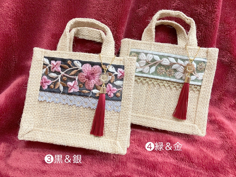 ジュートミニバッグ《追加/一点物》