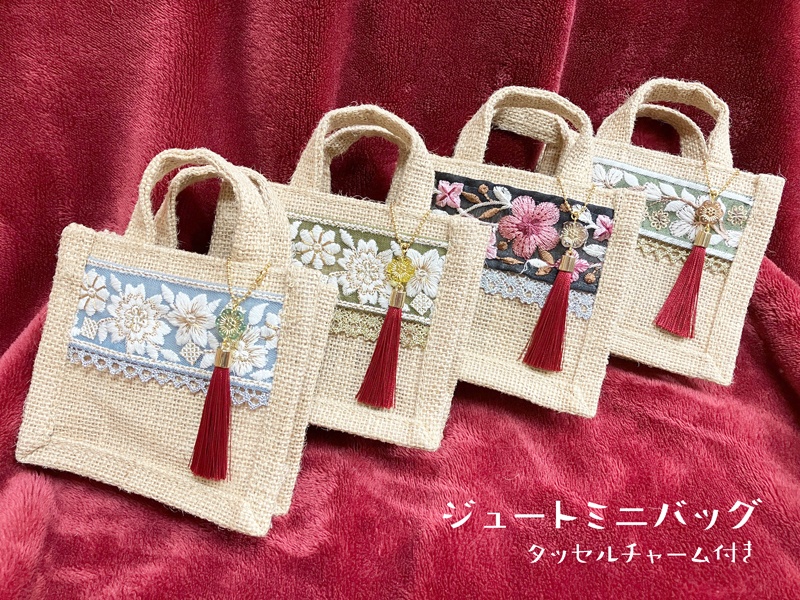 ジュートミニバッグ《追加／一点物》