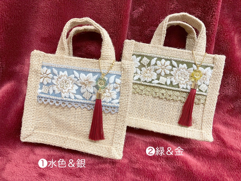 ジュートミニバッグ《追加/一点物》