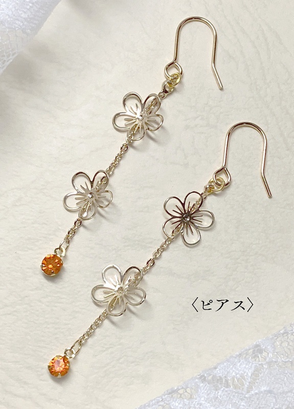 【Baika〈梅花〉】刀剣男士カラー/イヤリング&ピアス