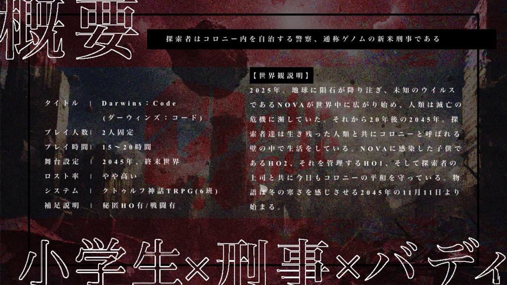 【CoC6版】Darwins:Code SPLL:E198673