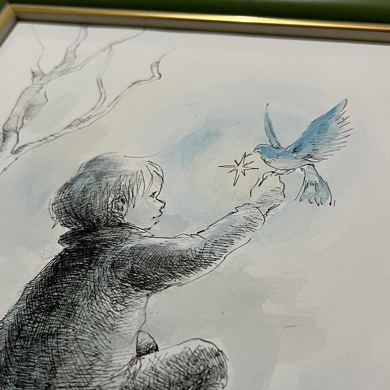 drawing / My Blue Bird