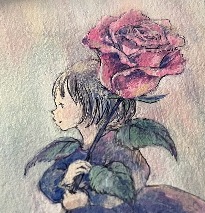 painting / rose