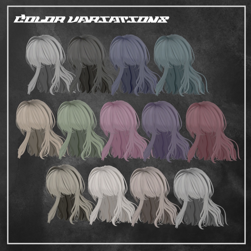 3アバター対応 全13種 # Mellow Haze ⊿