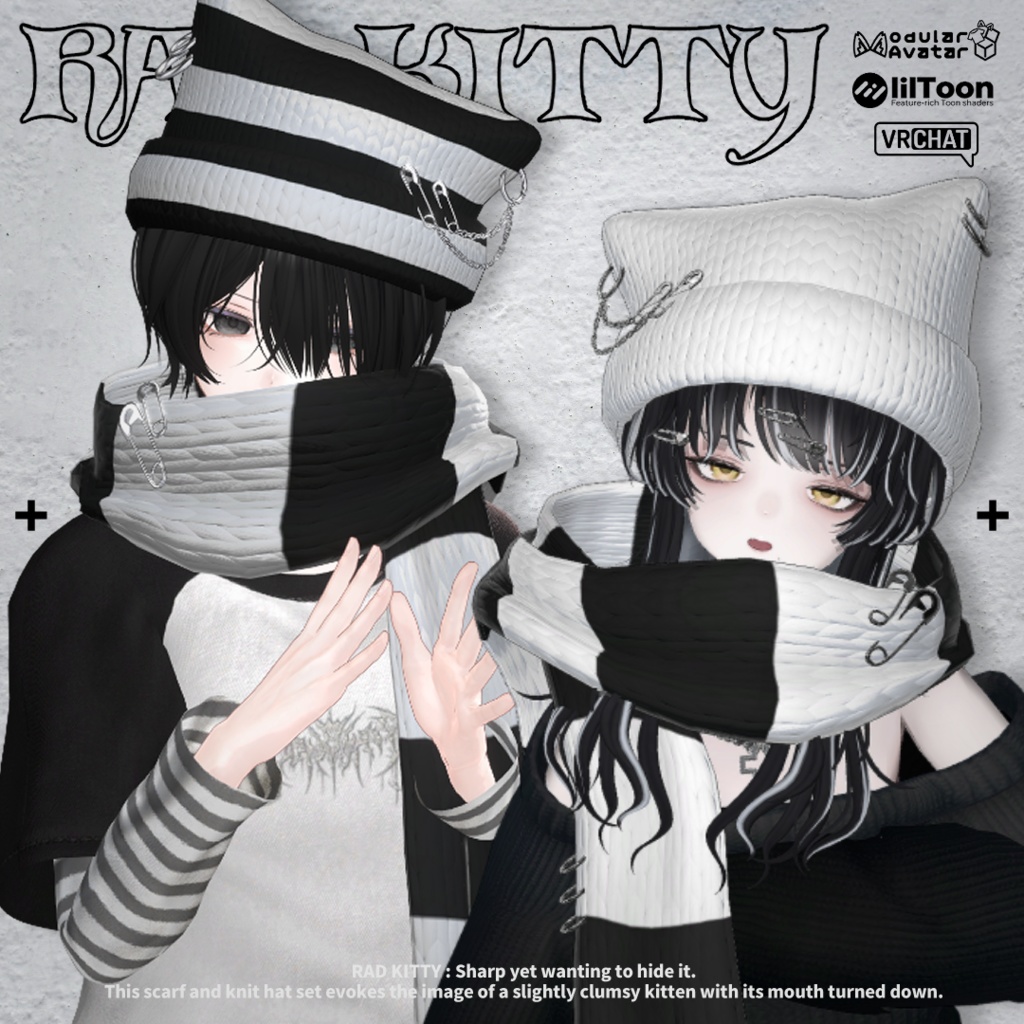 【販売開始記念セール】21アバター対応 # RAD KITTY ⊿