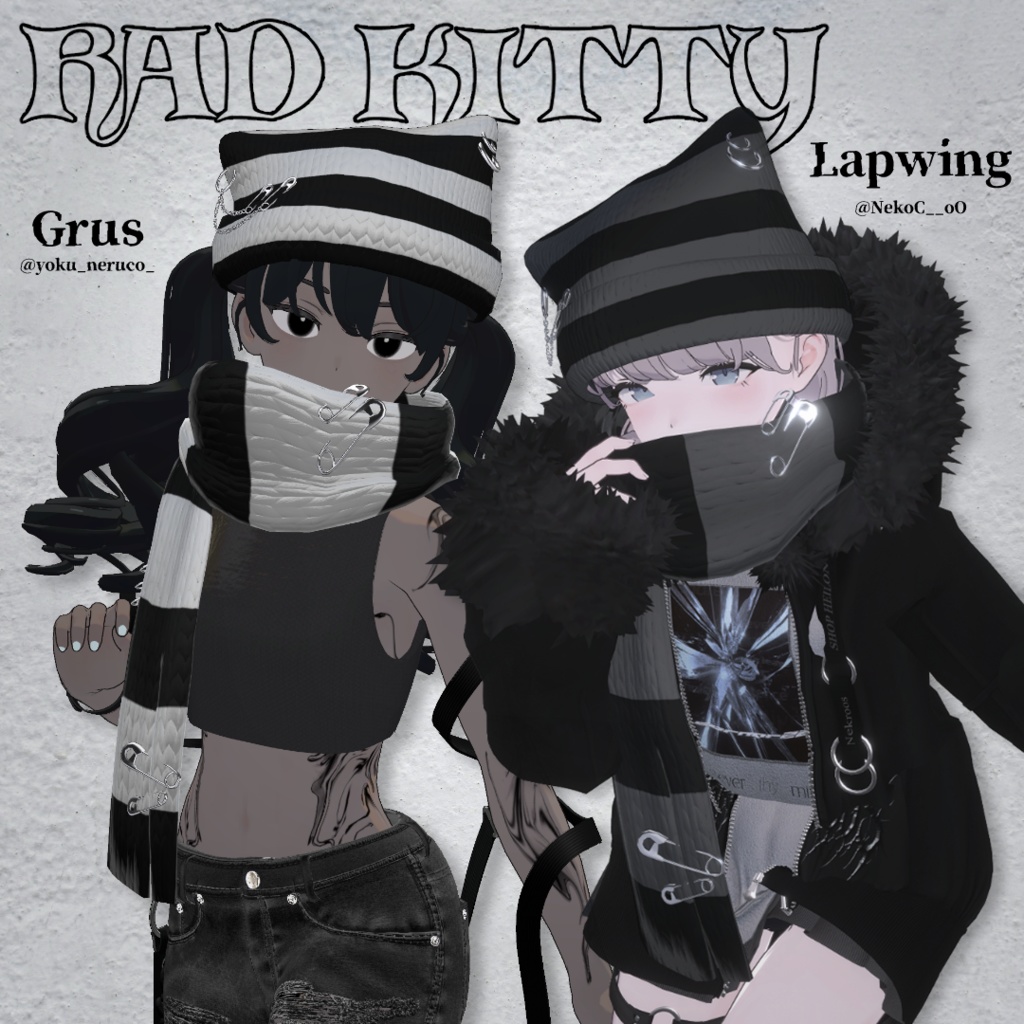 【販売開始記念セール】21アバター対応 # RAD KITTY ⊿