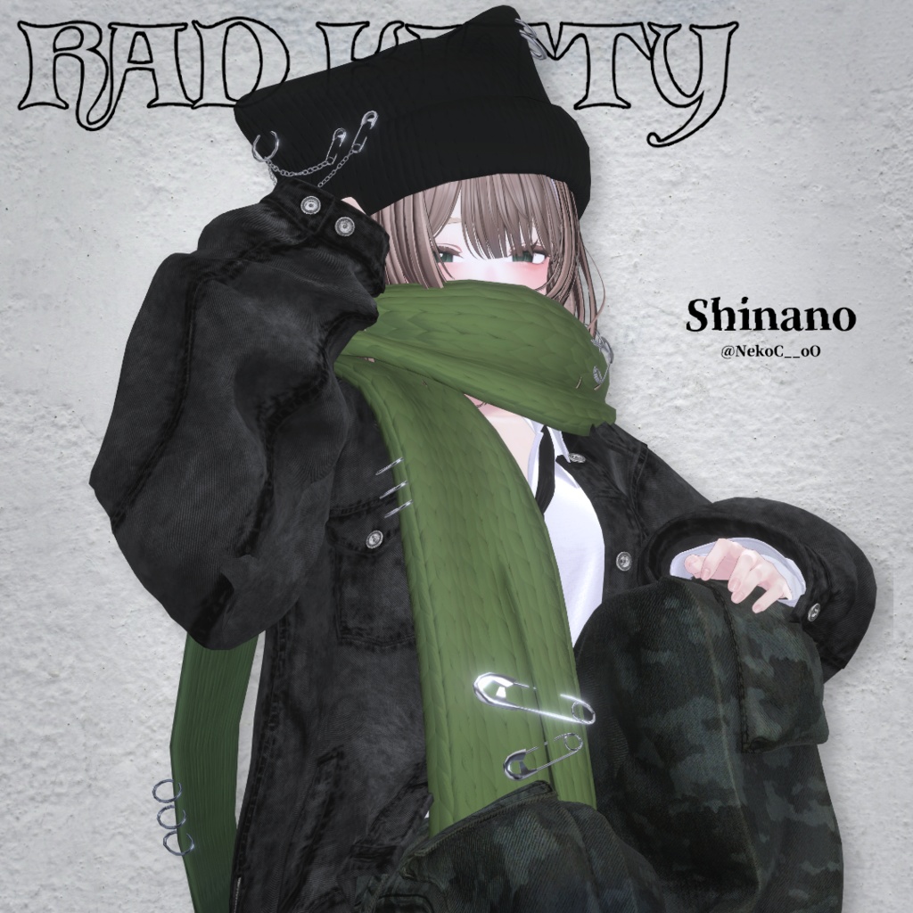 【販売開始記念セール】21アバター対応 # RAD KITTY ⊿