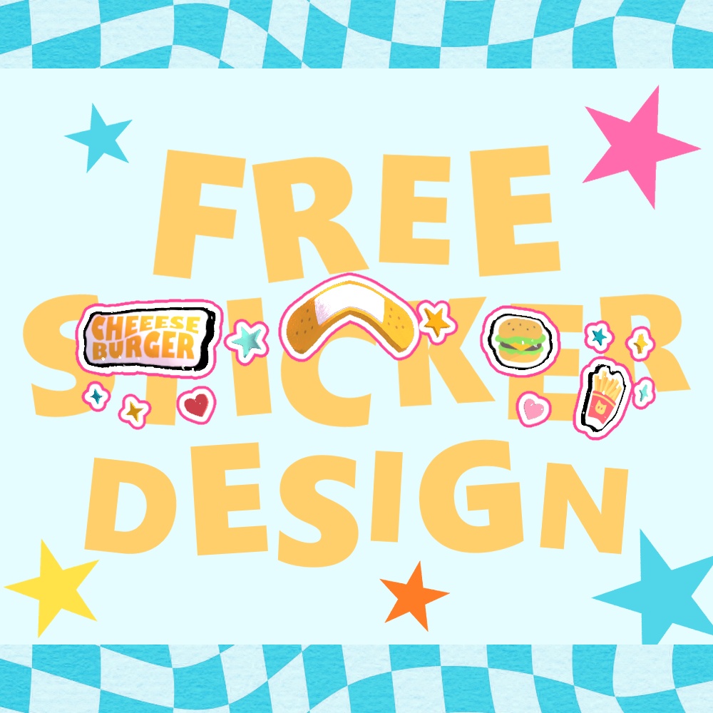 FREE # DINER FACE STICKER for Midaris ⊿