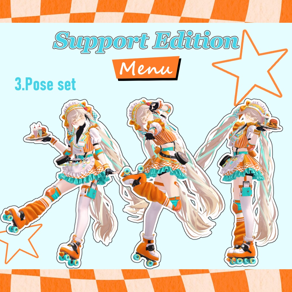 FREE # DINER FACE STICKER for Midaris ⊿