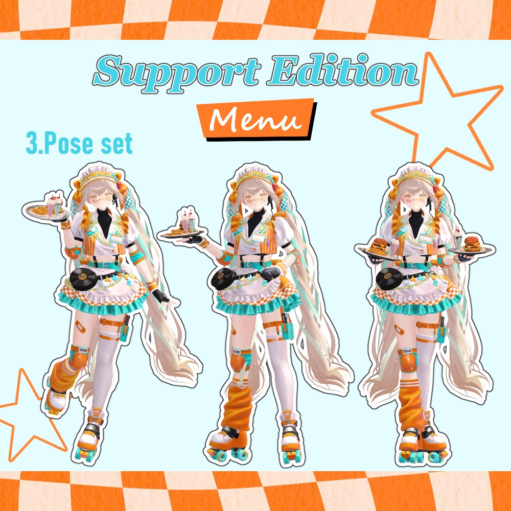 FREE # DINER FACE STICKER for Midaris ⊿